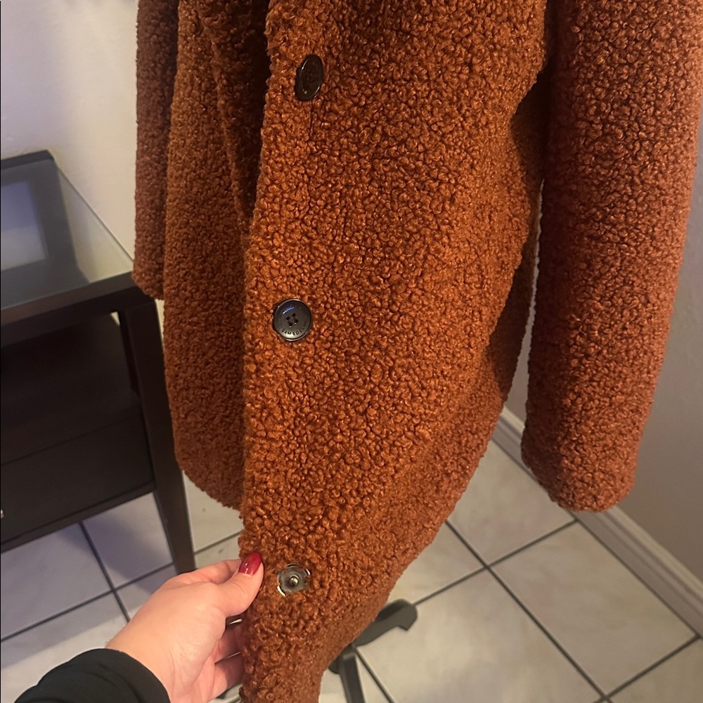 Sam Edelman Rust Teddy Jacket - Picture 7 of 12